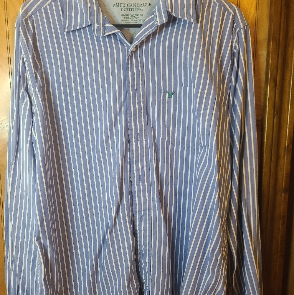 Boys American eagle button up long sleeve